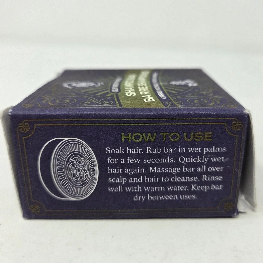 Hamish & Co Islay Whisky Formula Shampoo Bar Charred Patchouli 90g 3.17oz Mens